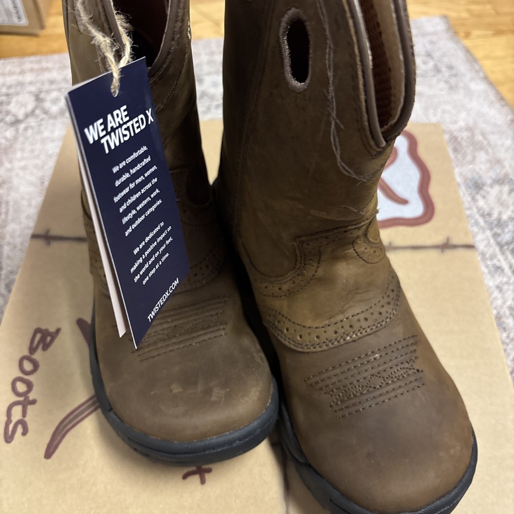 Twisted X All Around Work Boot - Soft Toe - WAB0001 7.5 M New In Box